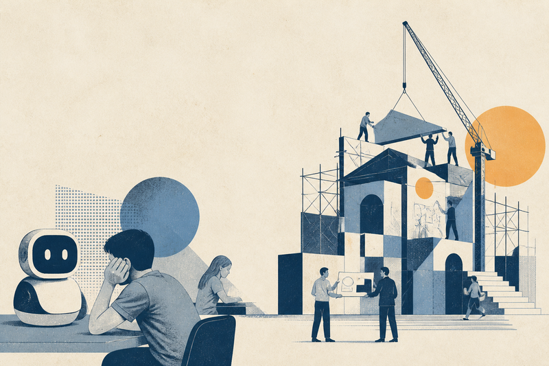 Artwork for The AI Tutor Flopped, So They Built the AI University